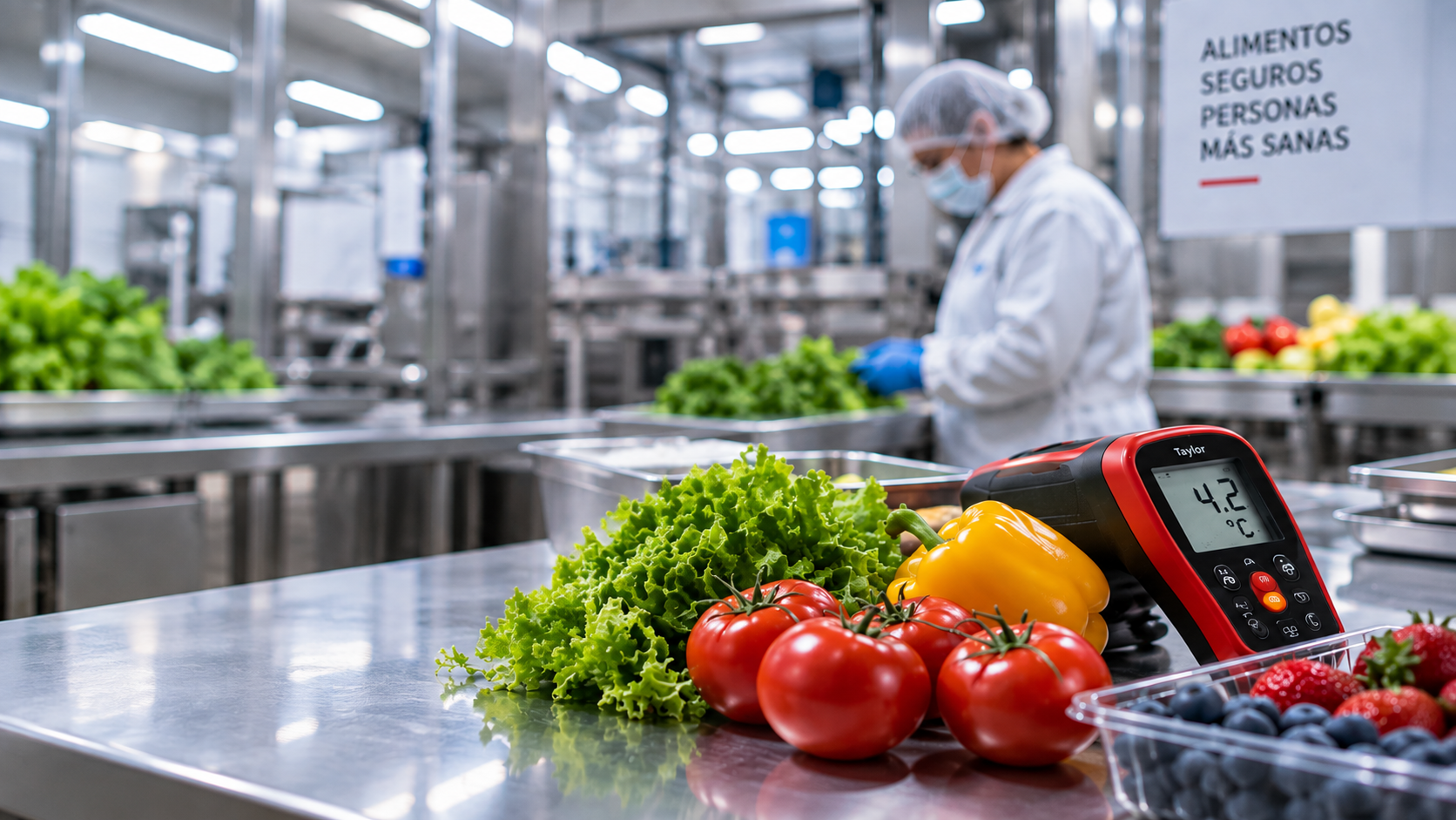 Productos frescos y control en la cadena alimentaria